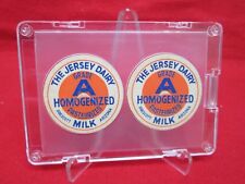 Vintage The Jersey Dairy Prescott Arizona- Grade A Milk bottle cap cover FRAMED  picture
