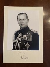 Prince Philip (Duke Of Edinburgh)  Signed 1973 Royal Visit  (CANADA)  Portrait picture