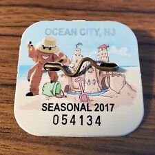 2017 Ocean City NJ Seasonal Beach Tag Badge OC New Jersey picture