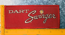 DODGE DART SWINGER Vintage Embroidered PATCH Sew-On MOPAR 2-Dr HT 1960-1976 picture