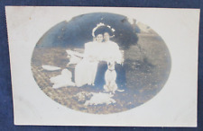 RP 2 Women & a Dog Postcard 1912 Windsor Missouri Cancel to Kansas City picture