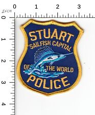 STUART -- (SAILFISH CAPITAL OF THE WORLD) FLORIDA POLICE COLLECTIBLE PATCH picture