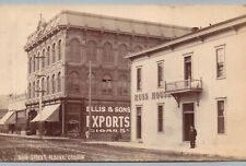 RPPC Postcard Albany Oregon Main Street Real Photo Russ House Cigars Exports OR picture