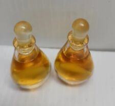 2 Vintage HALSTON Perfume 1/8 oz Elsa Peretti Bottle RARE Mini *As Is* picture
