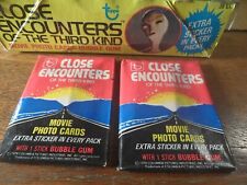 M-20 1978 Topps Close Encounters of the Third Kind Movie wax pack lot X2 packs picture