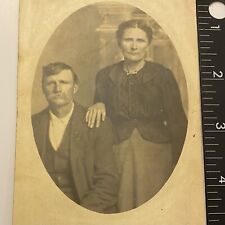 RPPC Mangum Oklahoma 1906 Couple Black White picture