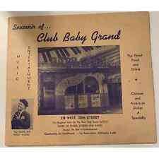 Souvenir of CLUB BABY GRAND 1950's 10.5 x 9.5 picture