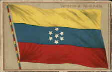 Venezuela Venezuelan Flag Patriotiic c1910 Vintage Postcard picture