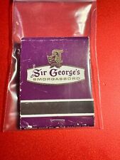 MATCHBOOK - SIR GEORGE'S SMORGASBORD - SOUTHWEST LOCATIONS - UNSTRUCK picture
