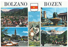 Bolzano Bozen South Tyrol-Italy, Vintage PC, 5 Views-City Landmarks, 1966 picture