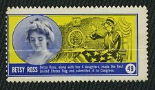 1962 Topps Famous Americans Stamps - #49 Betsy Ross - Made 1st US Flag picture