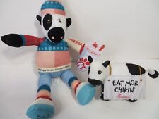Chick-fil-A Christmas 2023 7” Plush Peppermint Milkshake Cow Toy 10