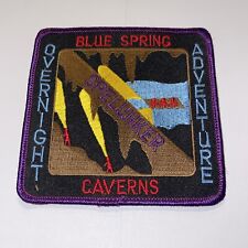 BLUE SPRING CAVERNS SPELUNKER OVERNIGHT ADVENTURE PATCH BEDFORD INDIANA picture