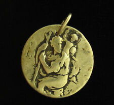 Vintage Saint Christopher Medal Religious Holy Catholic picture