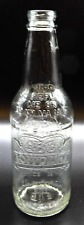 Vintage IBC Soft Drink Clear Embossed Glass 12 oz. Bottle picture