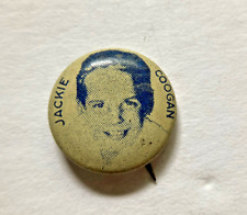 1917 Vintage Jackie Coogan Pin Back Button- Greenduck Metal Stamping Co  5//8
