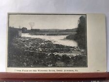 Vintage Postcard, upper falls on the Winooski River Essex junction Vermont. picture