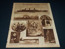 1922 APRIL 16 NEW YORK TIMES PICTURE SECTION - THE LEVIATHAN - PHOTOS - NT 8855 picture