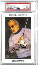 Gerald Ford Autographed Golf Postcard PSA/DNA *1585 picture