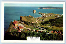 Perce Quebec Canada Postcard Au Pic de L'Aurore (Peak O Dawn) c1950's picture