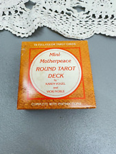 Vintage 1981 Mini Motherpeace Round Tarot Deck By Karen Vogel And Vicki Noble picture