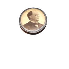 1896 WILLIAM MCKINLEY STUD campaign pin pinback button political president picture