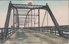 Modesto Bridge, Modesto, California 1909 Postcard picture
