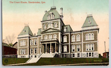 Antique Postcard~ The Court House~ Sherbrooke, Quebec, Canada picture