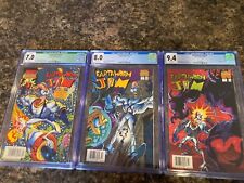 Earthworm Jim #1 #2 and #3 CGC graded comics Marvel Absurd 1995 1996-Full set picture