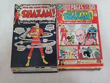 Shazam Lot Of 17 DC Vintage Comics 1973 Etc 100 Page picture