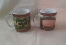 Vintage Country Farm Stoneware Mugs-1990's picture