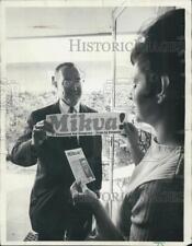 1966 Press Photo Newton N. Monow Abner J. Mikva Congressional democratic nominee picture