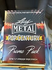 2023 Leaf Metal POP CENTURY 1/1 Proof Promo Pack Sealed New - You buy, You open picture