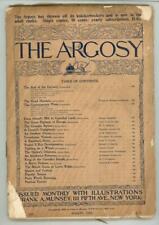 Argosy Aug 1896 Pulp SCARCE; "From Oland's Mill to Cannibal Land" picture