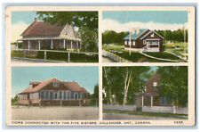 c1940's Views Connected with the Five Sisters Callander Canada Postcard picture