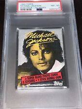 1984 Topps Michael Jackson Wax Pack - 1st Series PSA 8 Pop 2🍿🍿None Higher picture