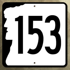New Hampshire state route 153 highway road sign Old Man of the Mountain 12x12 picture