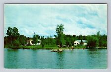 Lake Tomahawk WI-Wisconsin, R Evans Cottages, Antique, Vintage Postcard picture