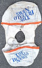 Vtg 80's Buffalo News Double Newspaper Canvas Paperboy Bag Buffalo New York picture