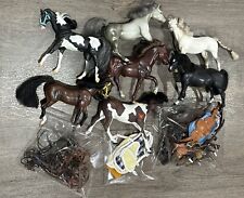 VTG GRAND CHAMPION HORSES Lot Accessories Saddles Reins Brushes FOR KIM picture