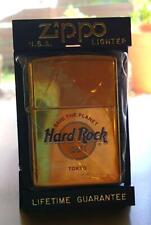ZIPPO Hard Rock Cafe Tokyo Lighter 1997 Gold ZIPPO Hard Rock Cafe Lighter 1997 picture