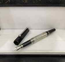 Luxury New Great Writers Series Silver Grid+Silver Color Fountain Pen picture