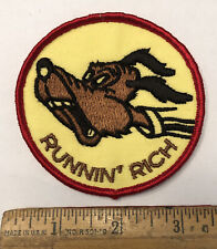 Vintage 1970s Runnin’ Rich Patch Dog Hippie picture