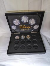 Bradford Exchange Disney Classics Proof Coin Collection Box and 3 Coins picture