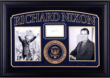 Richard Nixon U.S. Presidents Political Cut Signature Fanatics Authentic COA picture