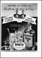 1937 Brown-Forman Kentucky Bourbon slow mash whisky vintage photo print ad LA23 picture
