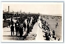 c1920's Esplanade And Beach Sailor Military San Francisco CA RPPC Photo Postcard picture