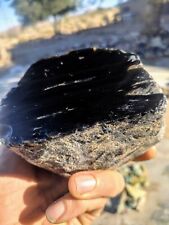 Banded Sheen Obsidian Lapidary Cabbing 3 lb 4 oz rough- picture