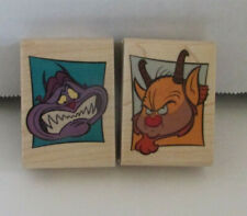 Disney Hercules Pain & Phil Rubber Stampede Wooden Rubber Stamps picture