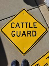 Retire Road Sign Cattle Guard Aluminum 2009 picture
